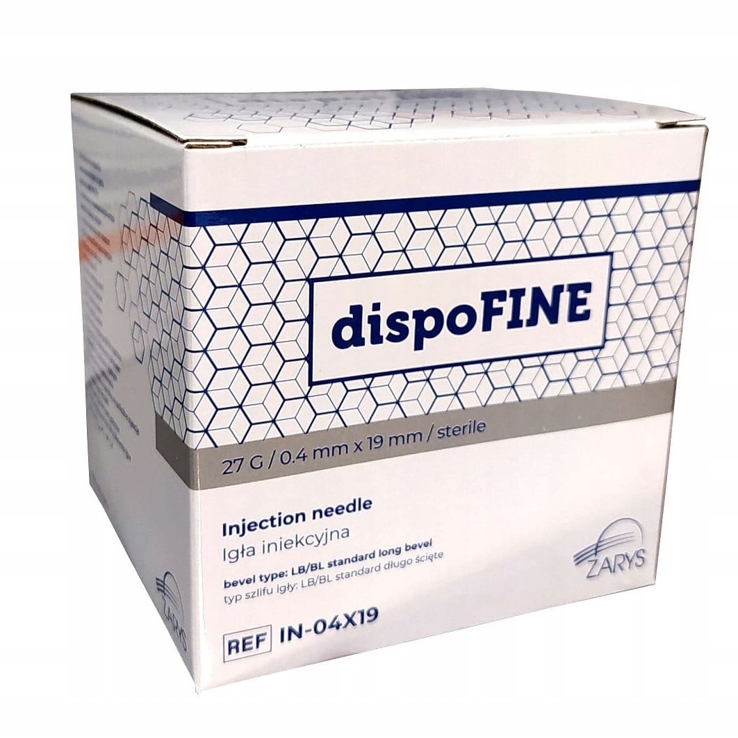 dispoFine Needle 27G 0.4x19mm 100pcs
