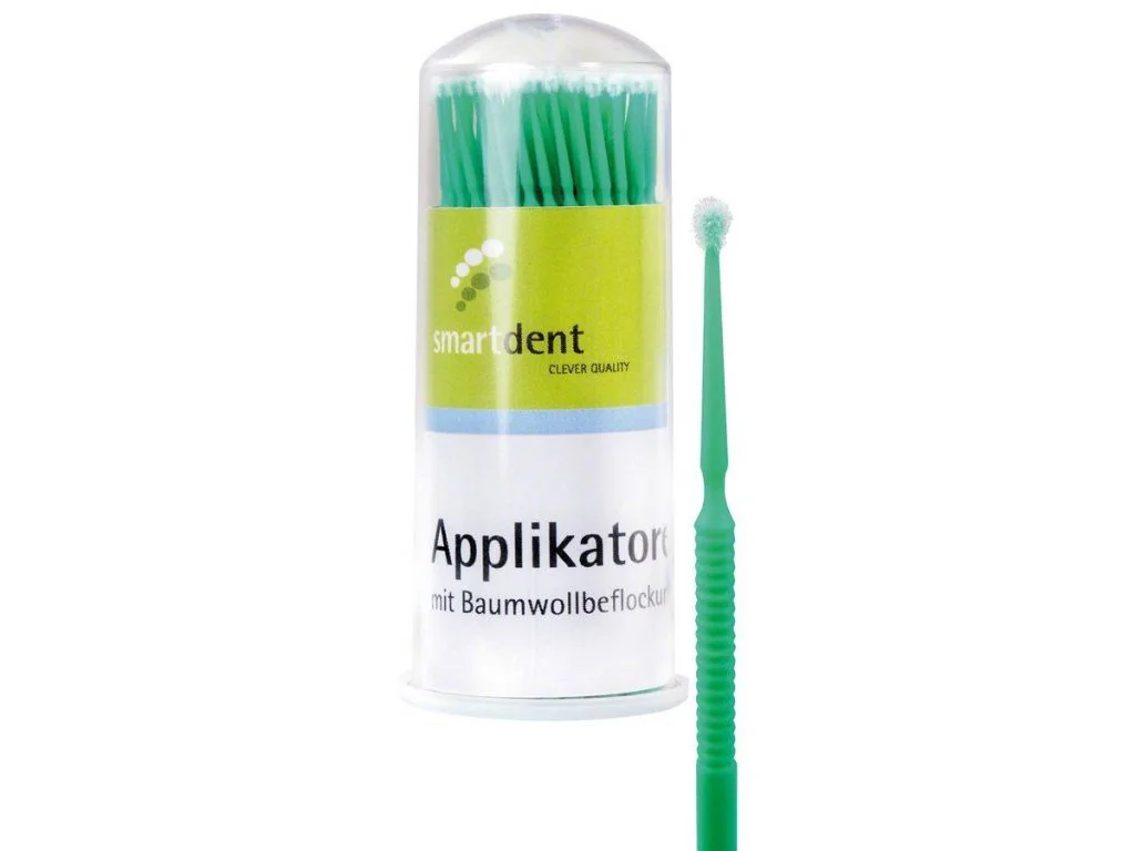 Smartdent Smart Applicators, Medium Green, 100 pcs - Image 2