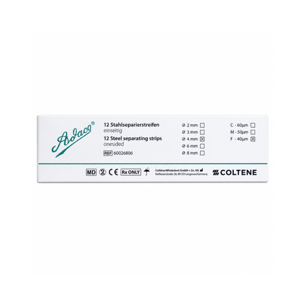 Adaco Abrasive Strips 4mm 50µm 12pcs