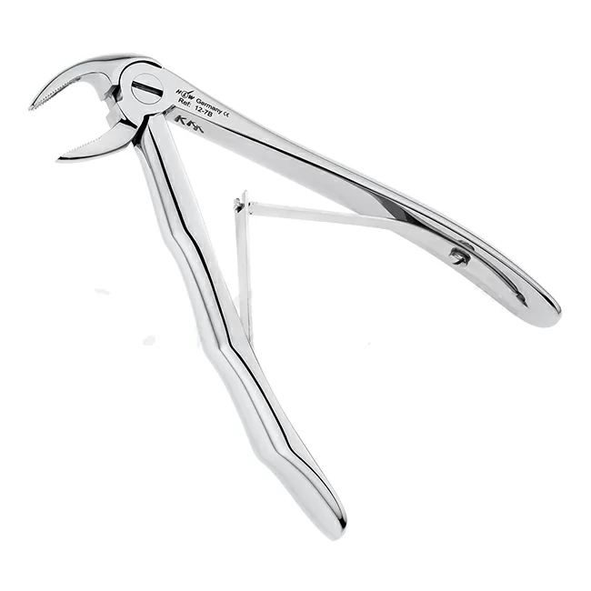 Pediatric Extraction Forceps Lower Roots Anatomical Handle