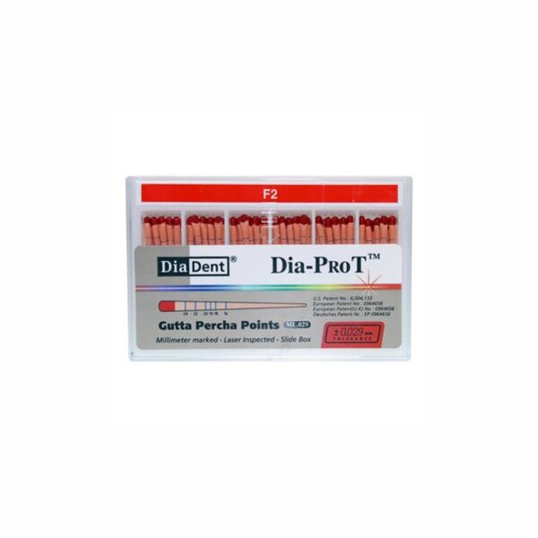 Dia-ProT Gutta Percha Points F2 60pcs
