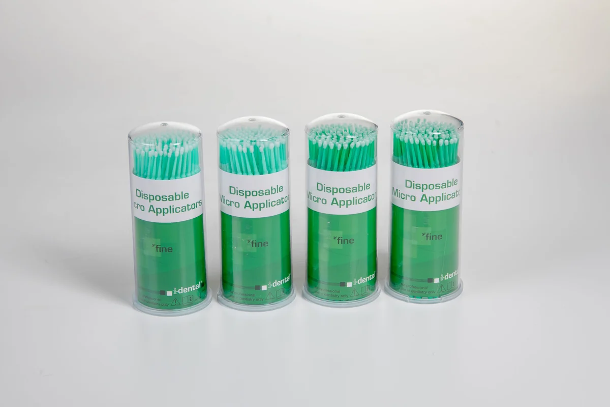 Smartdent Smart Applicators, Medium Green, 100 pcs - Image 3