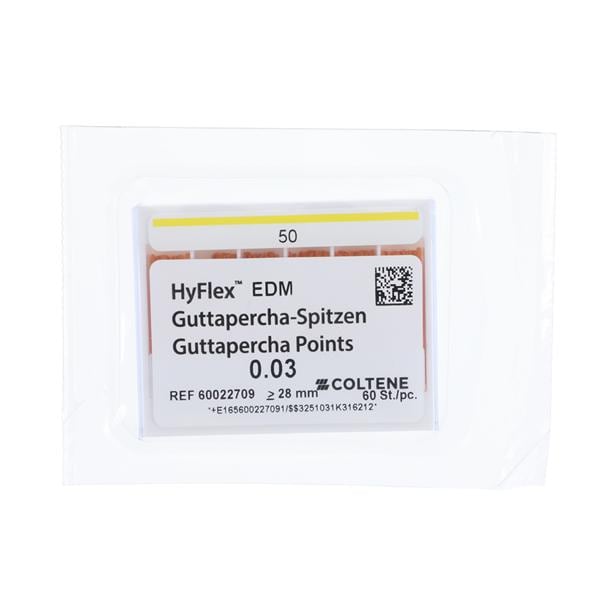 HyFlex EDM gutaperčové čepy 03/50, 60ks