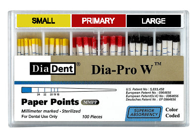 Dia-PRO W Paper Points Large 100pcs