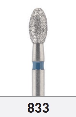 Diamond Bur Egg Shape 833 FG 2.3mm 5pcs
