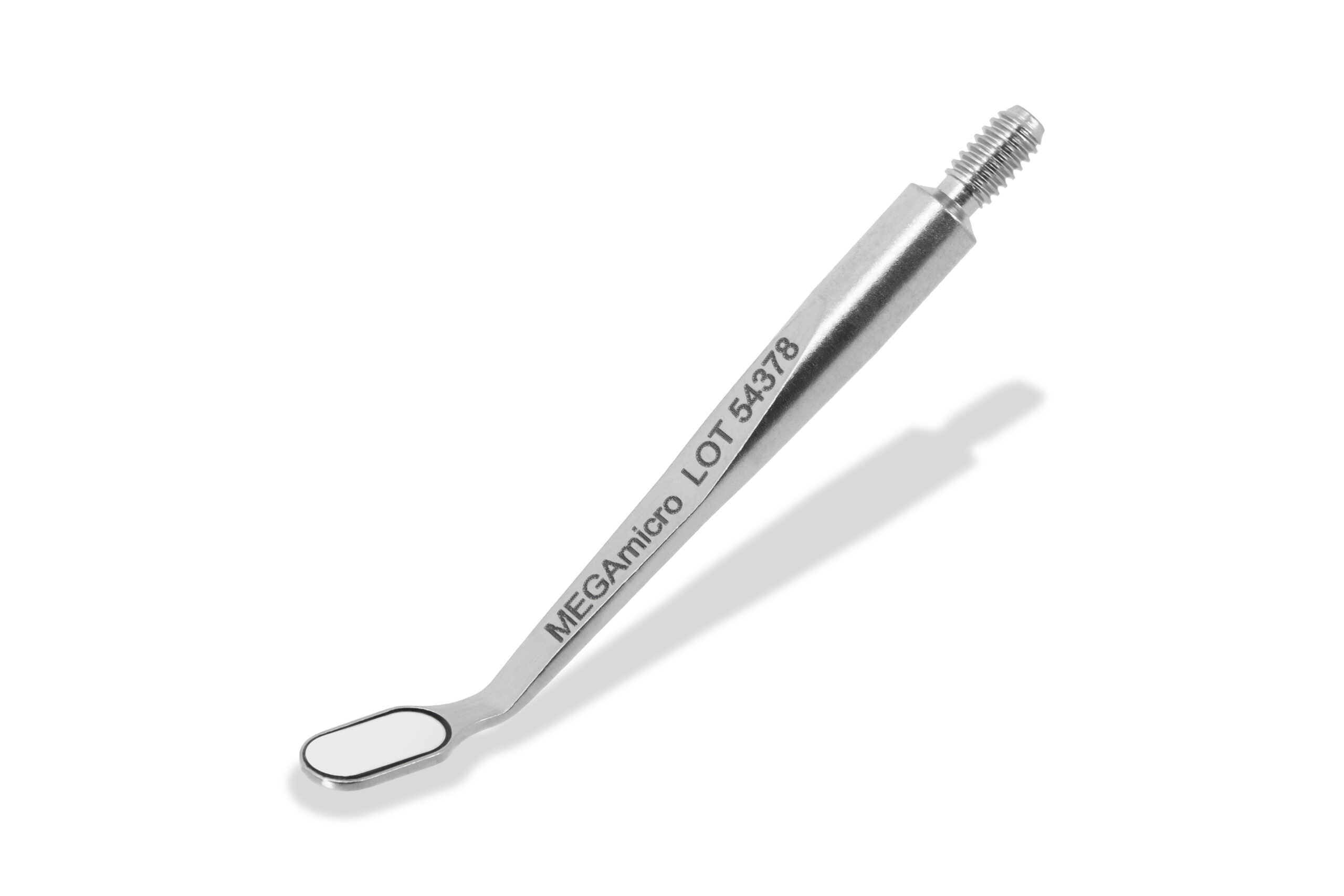 Microsurgical Mirror Front Surface Rhodium 3x6mm Oval Rigid