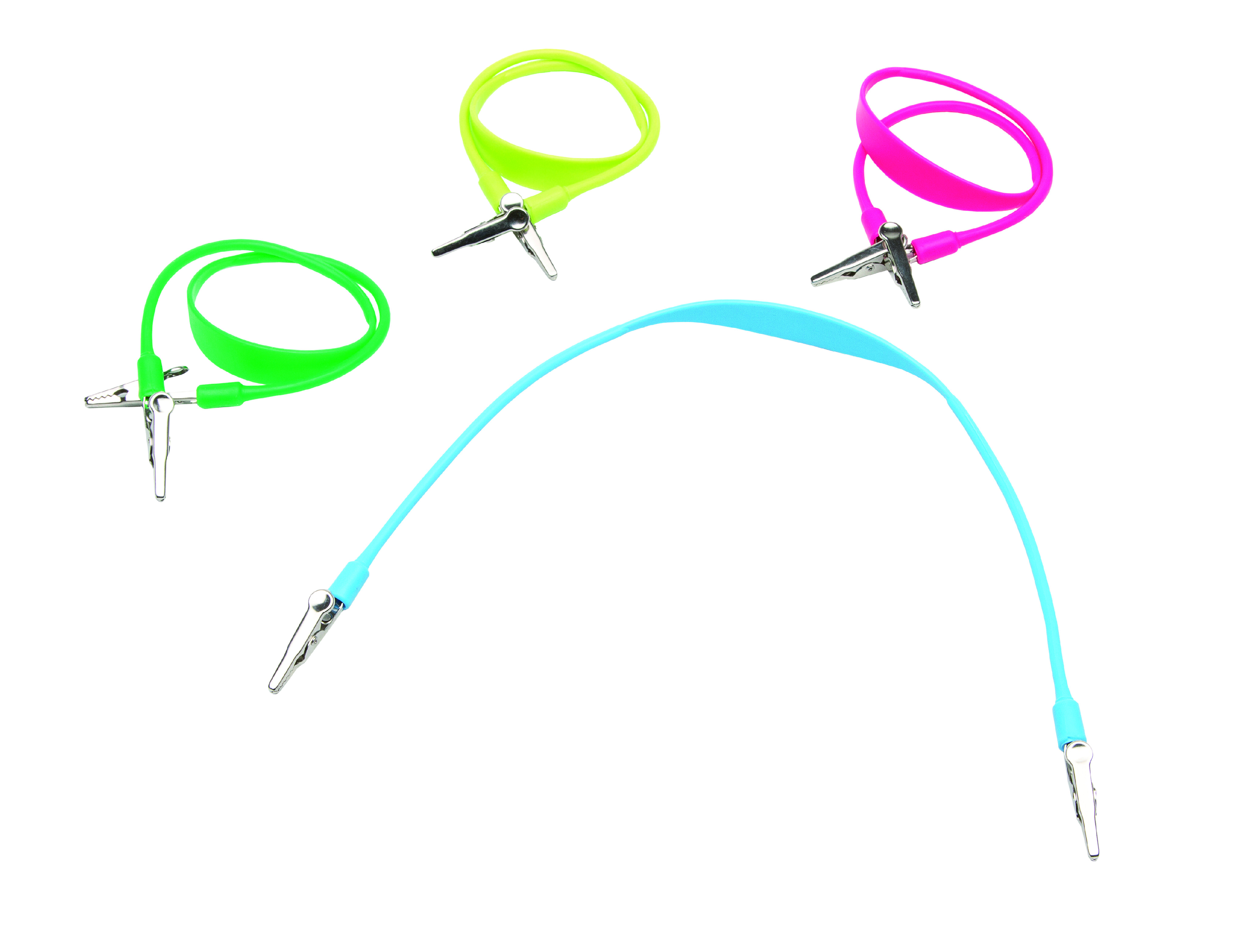 Bib Chains Silicone Latex-Free Autoclavable Mixed Colors 48cm 4pcs