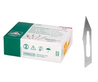 Surgical Scalpel Blades #25 Sterile 100pcs