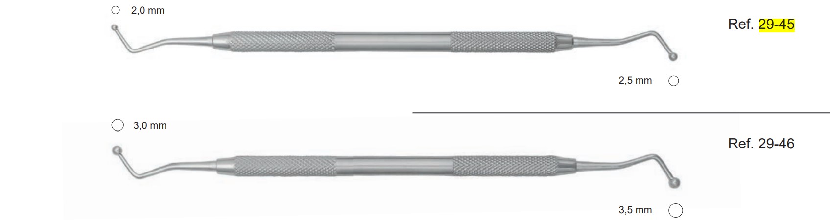 Ball Burnisher Double-Ended 3.0mm/3.5mm