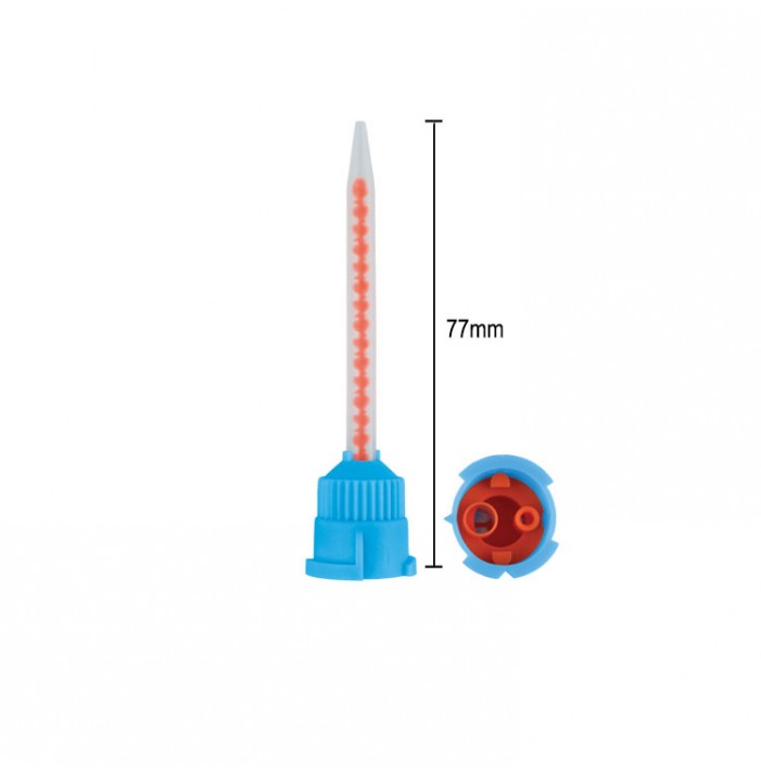 Mixing Tips 4:1 Light Blue 77mm 50pcs
