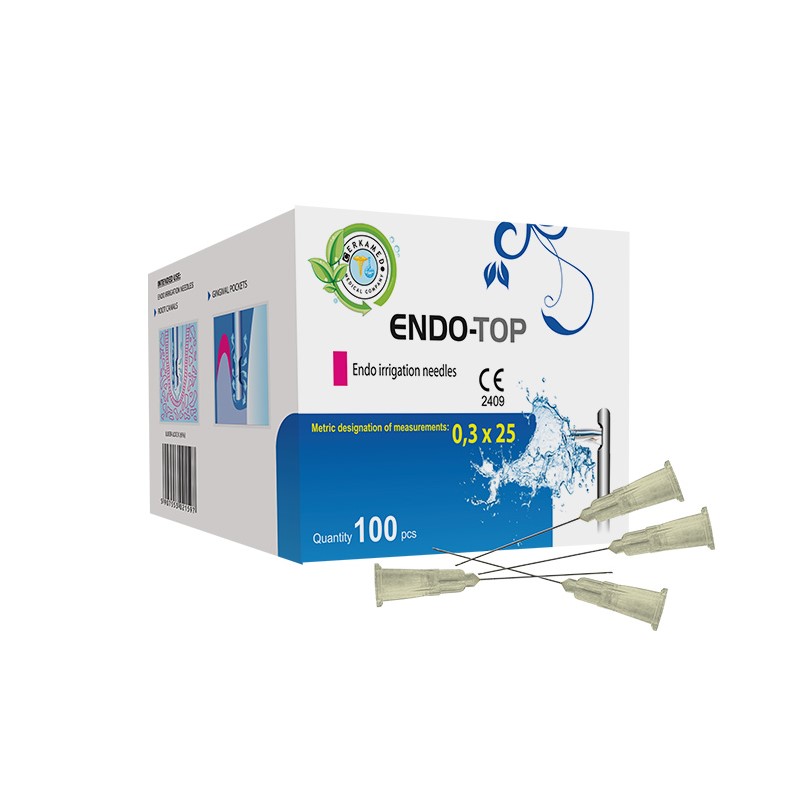 Endo-Top Irrigation Cannula Side-Vent 0.3mm 25mm 50pcs