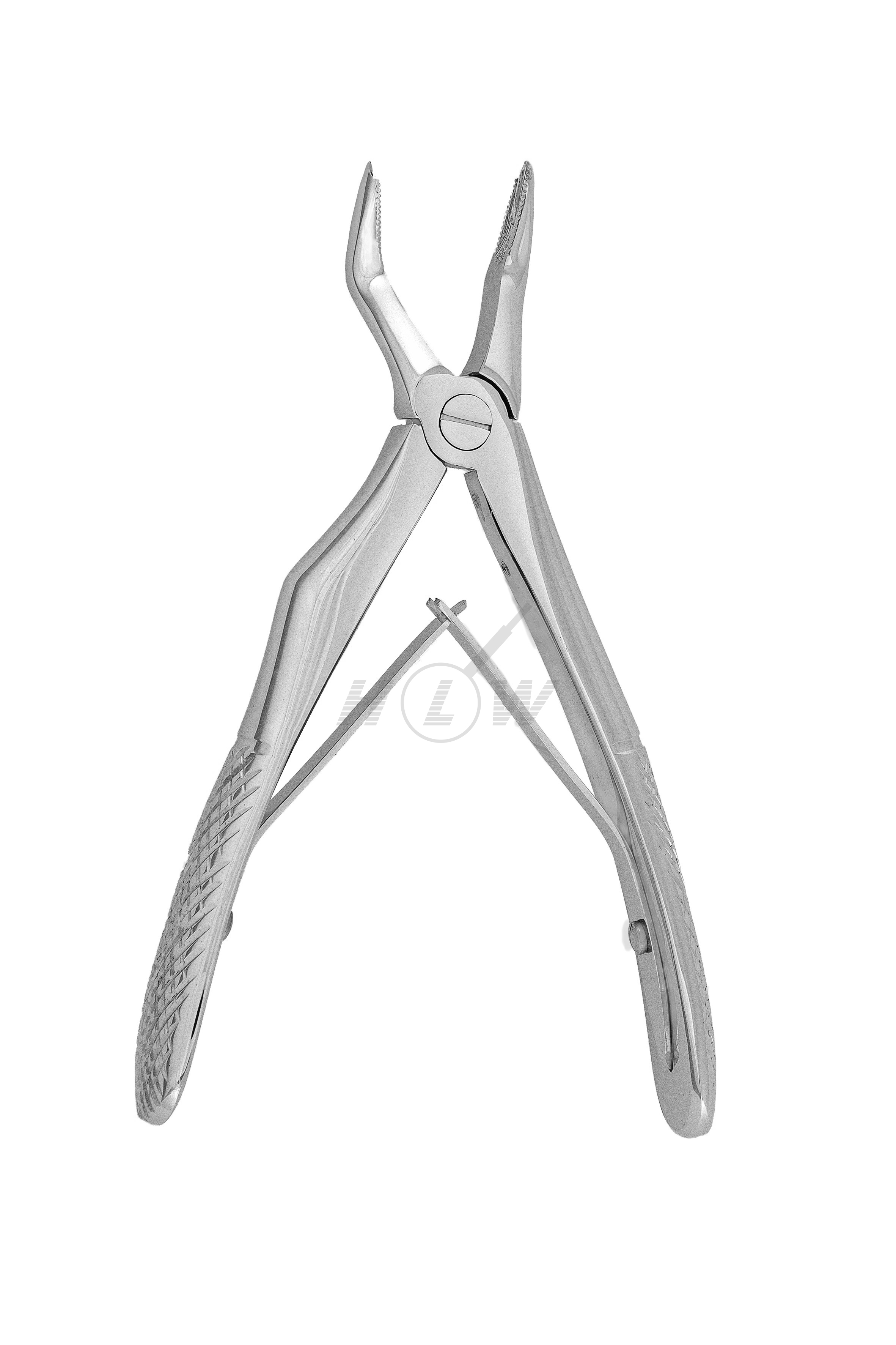 Pediatric Extraction Forceps Upper Molars Anatomical Handle