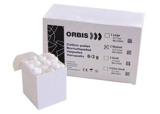 Cotton Balls Unbleached XS 3mm 3g