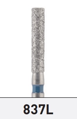 Diamond Bur Flat End Cylinder 837L FG 1.2mm 5pcs