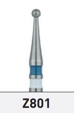 Diamond Bur Ball Z801 FG 1.0mm 5pcs