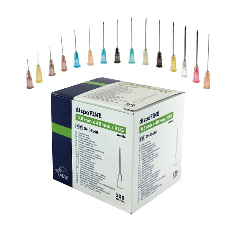 dispoFine Needle 21G 0.8x40mm 100pcs