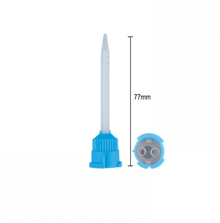 Mixing Tips 1:1 Blue 77mm 50pcs