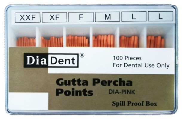 Dia-Pink Gutta-Percha Points Assortment XXF-L 20mm 100pcs