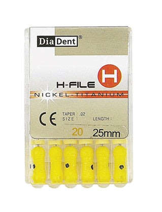NiTi H-File Size 045 21mm 6pcs