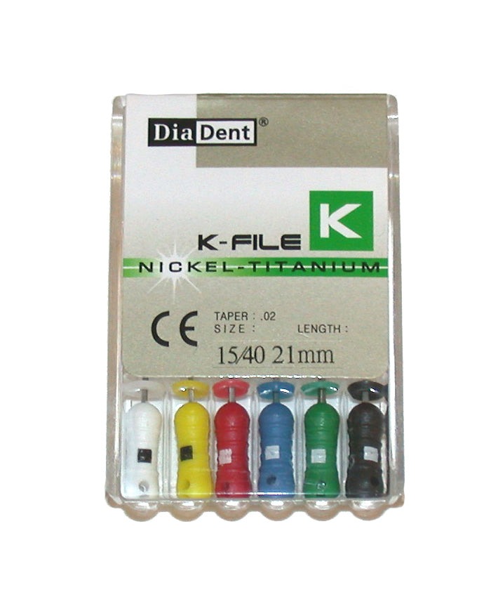 NiTi K-File Size 50 21mm 6pcs