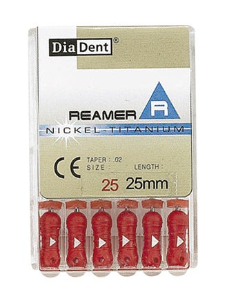 NiTi Reamer ISO 15-40 21mm 6pcs