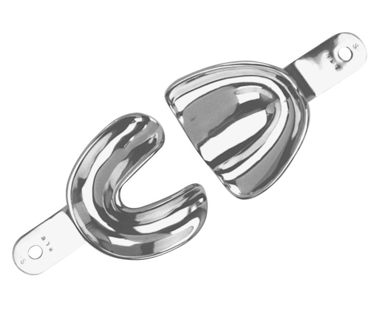 Stainless Steel Impression Tray Non-Perforated Upper L