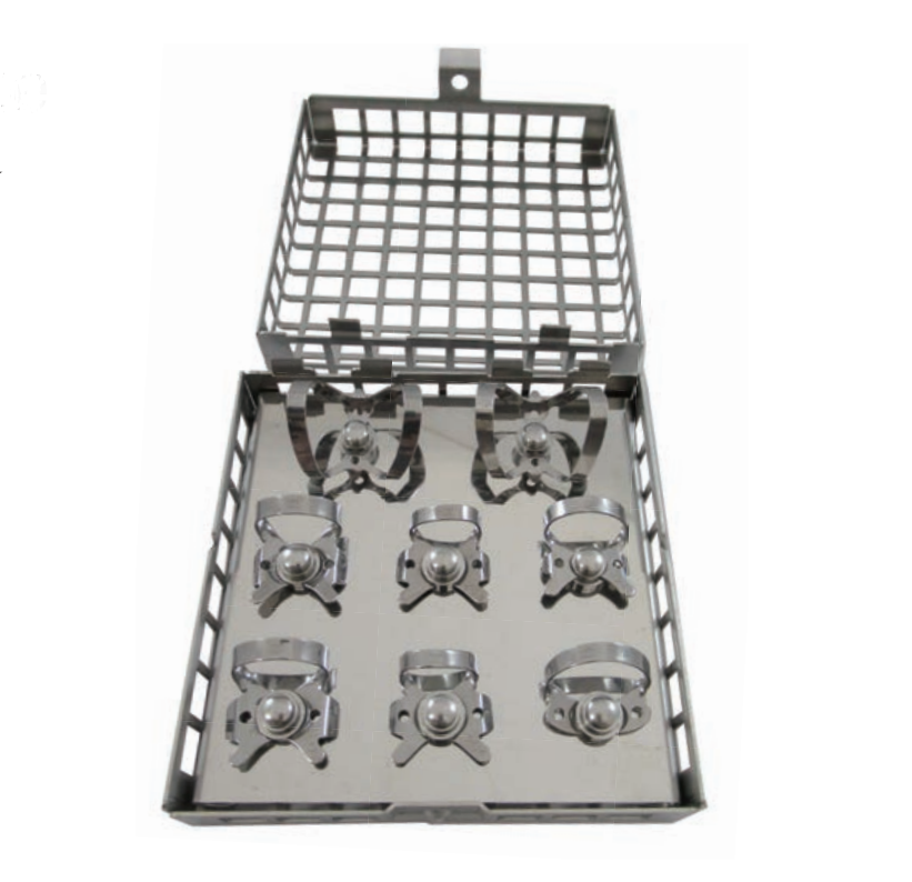 Rubber Dam Clamp Set Pediatric 8pcs with Case