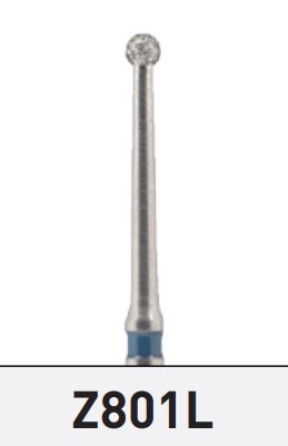 Diamond Bur Round Long Z801L FG 1.4mm 5pcs