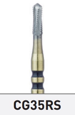 Diamond Bur Cylinder Crown Cutter CG35RS FG 1.2mm 5pcs