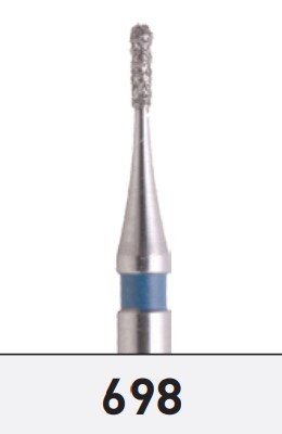 Diamond Bur Ball Coated Neck 698 FG 0.7mm 5pcs