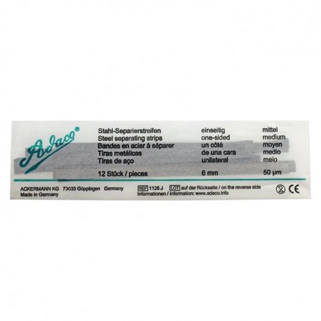Adaco Abrasive Strips 6mm 50µm 12pcs