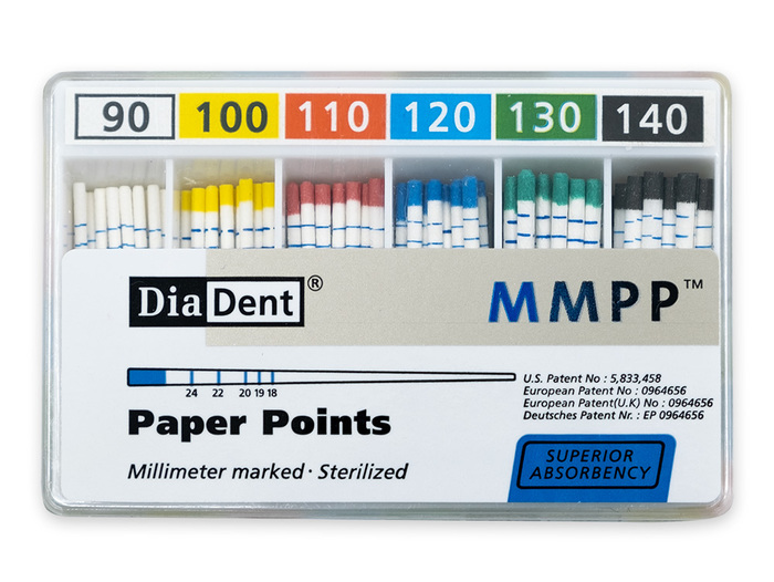 Paper Points .02 Taper Size 8 200pcs