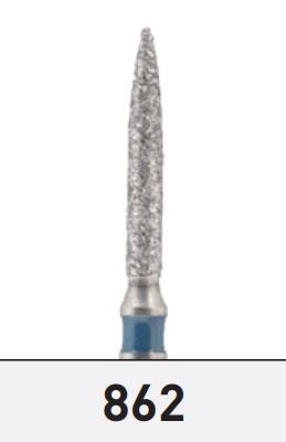 Diamond Bur Flame 862 FG 1.0mm 10pcs
