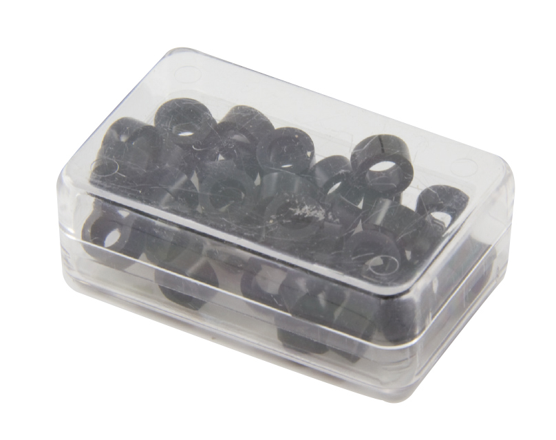Instrument Identification Rings Black 5pcs