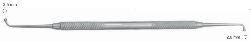 Ball Burnisher Double-Ended 2.5mm/2.0mm