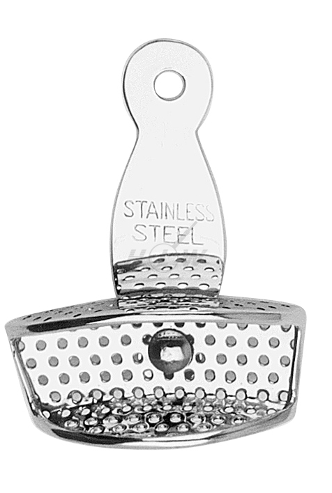 Crown Impression Tray Perforated 33x64mm