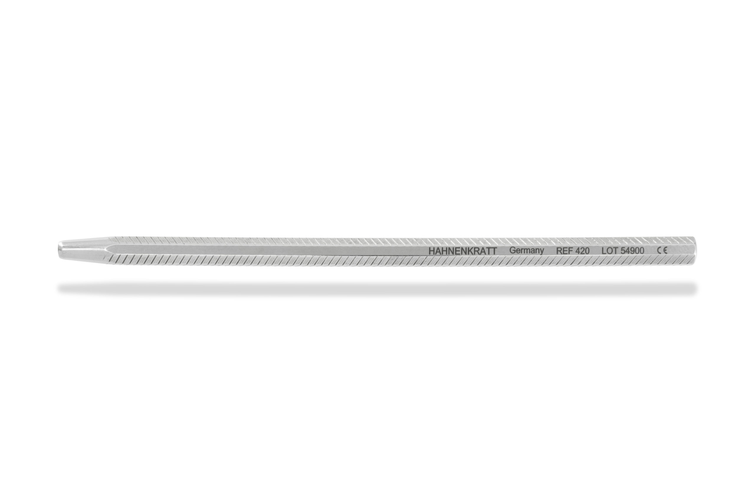 Stainless Steel Instrument Handle Octagonal Knurled Polished