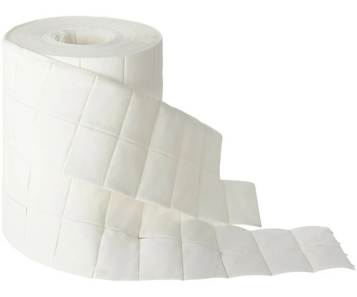 Cotton Squares Roll 4x5cm 2x500pcs