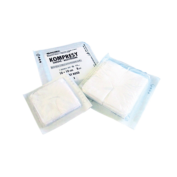 Sterile Gauze Swab IV 17/8 10x10cm 2pcs
