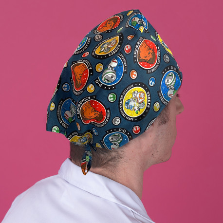 Surgical Cap Cotton Short Hair Marine Rebel Staff One Size 1pcs