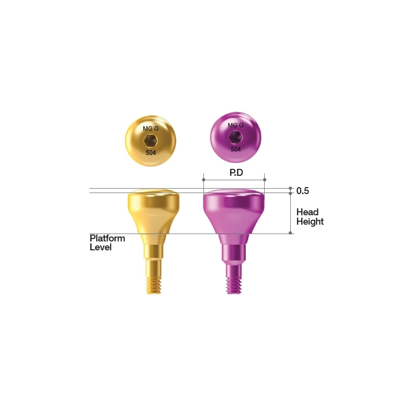 MEGAGEN BD Healing Abutment RC ø4.0
