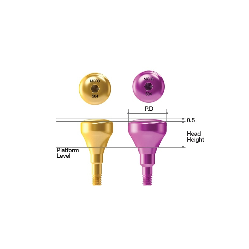 MEGAGEN BD Healing Abutment RC ø7.0